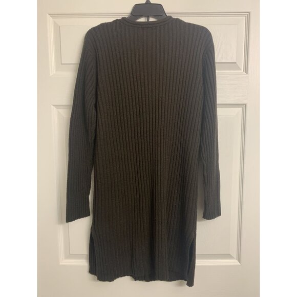 Reflections Long Ribbed Knit Button Up Sweater Cardigan Size L - Picture 3 of 7